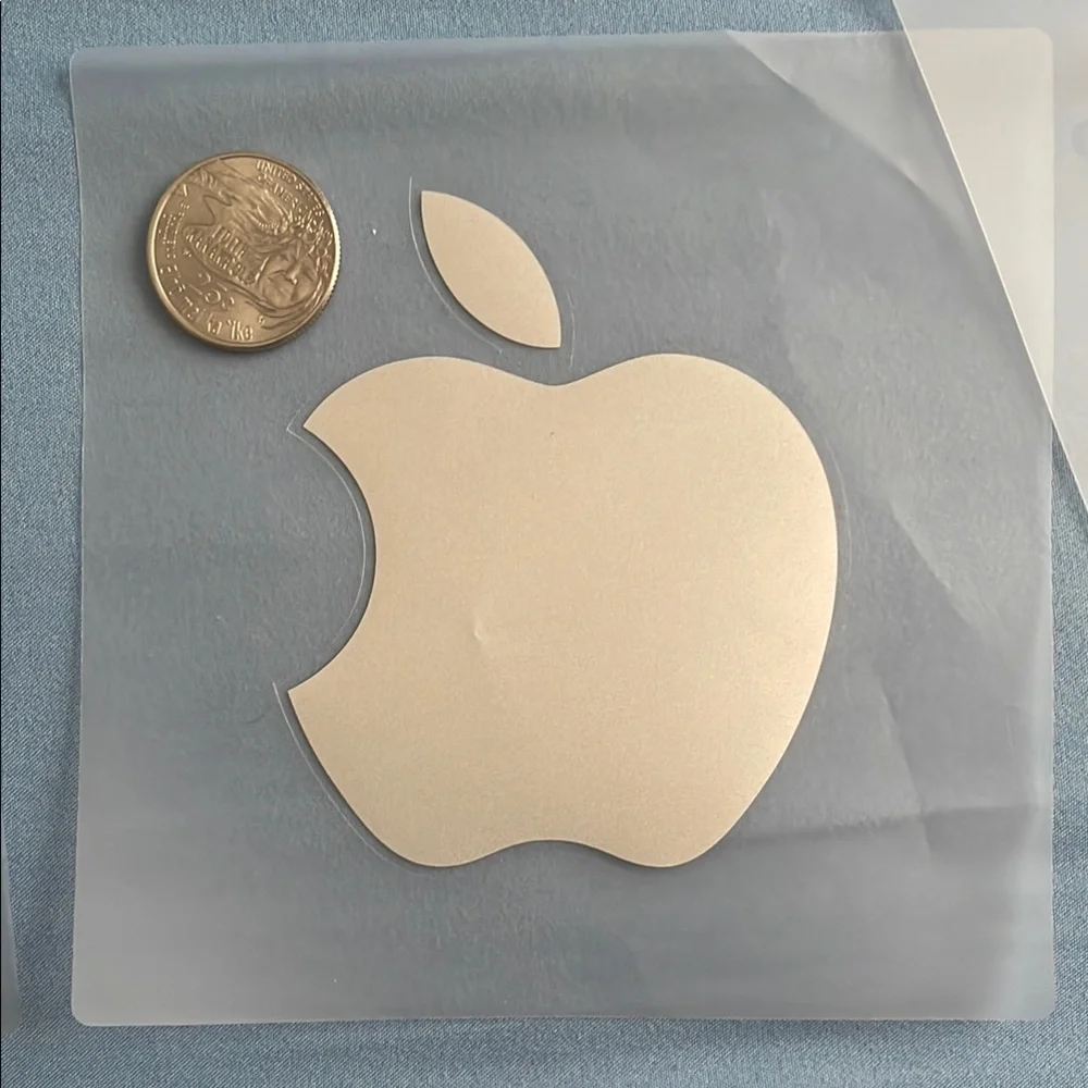 Apple silver logo